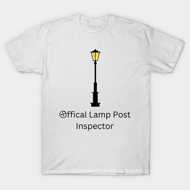 Offical Lamp Post Inspector T-Shirt by Geocache Adventures